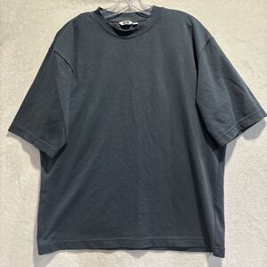 UNIQLO Airism Men’s XL Blue Oversized Crewneck T-Shirt Tee Half Sleeve Casual